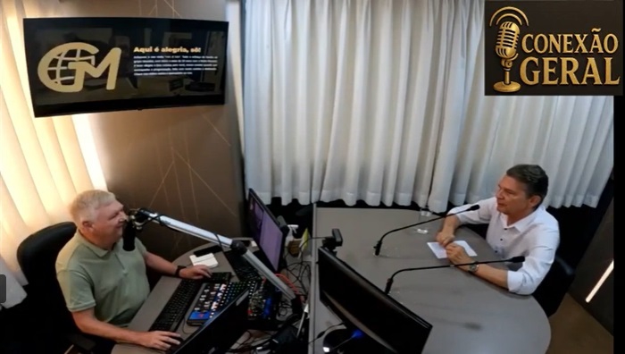 Foto da entrevista do prefeito: captura de vídeo.