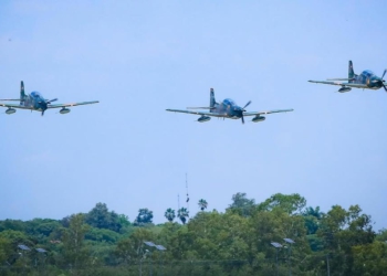 Aviões Super Tucanos da Força Aérea do Paraguai. Foto: divulgação