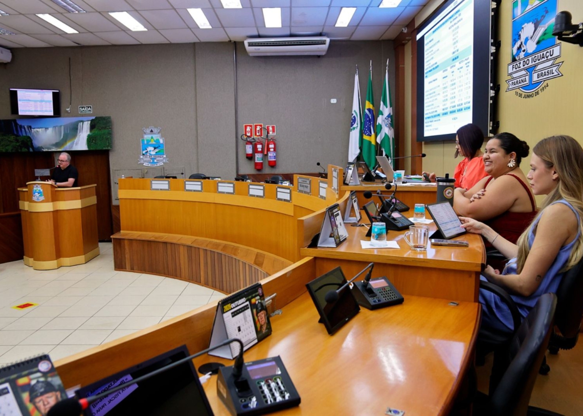 Prestação de contas nesta quinta-feira, na Câmara de Vereadores. Foto: divulgação
