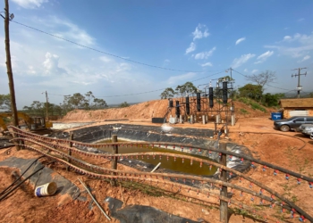 Mineração de ouro em Paso Yobái, departamento de Guairá. Foto: divulgação