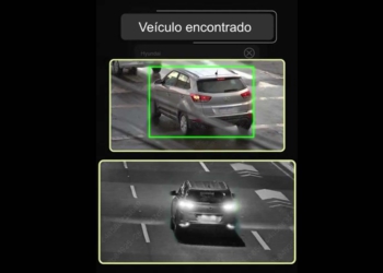 Imagens obtidas com o uso das câmeras. Foto: SESP