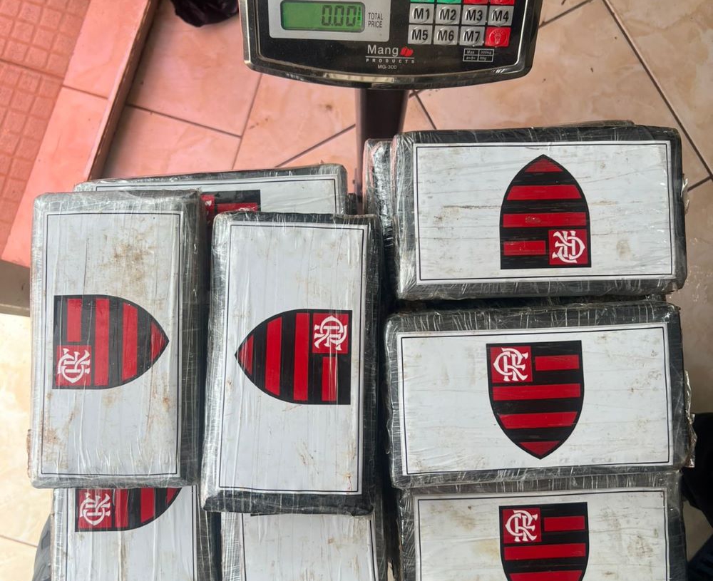 Foto da droga apreendida: divulgação