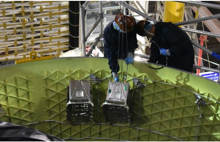 Testes do microssatélite. Foto: divulgação