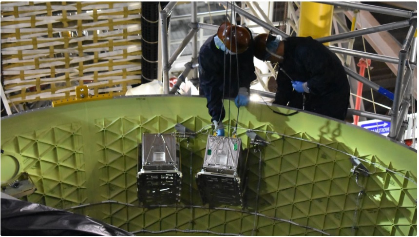 Testes do microssatélite. Foto: divulgação