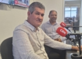 Prefeito e vice em entrevista à CBN Foz. Foto: divulgação