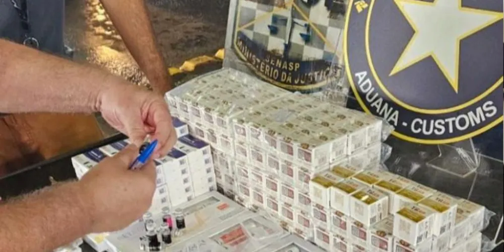 ?Foto dos produtos apreendidos: divulgação/RF