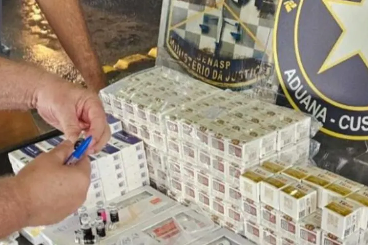 ?Foto dos produtos apreendidos: divulgação/RF