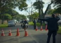 Na foto divulgada, na blitz foram abordadas motociclistas que passaram pela Avenida Javier Koelbel.