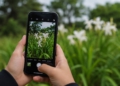 Qualquer pessoa com um celular pode ajudar a alimentar o banco de dados, além de obter informações sobre as plantas. Foto: Unila