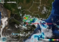 Foto de satélite divulgada pelo Simepar nesta terça-feira.