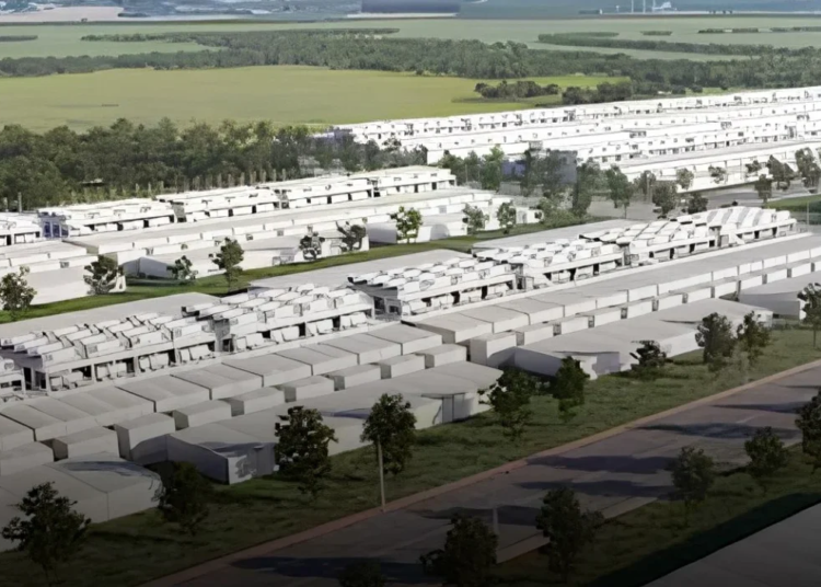 Imagem do projeto do centro de dados da empresa paraguaia Araico. Ilustração: Agência IP