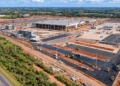 Construção do novo Porto de Seco de Foz do Iguaçu, às margens da BR-277: licença ambiental emitida pelo IAT para a construção da obra
Foto: Divulgação