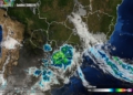 Foto de satélite divulgada nesta manhã mostra a Tríplice Fronteira sob intensa instabilidade.